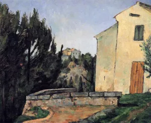 The Abandoned House by Paul Cezanne Oil Painting