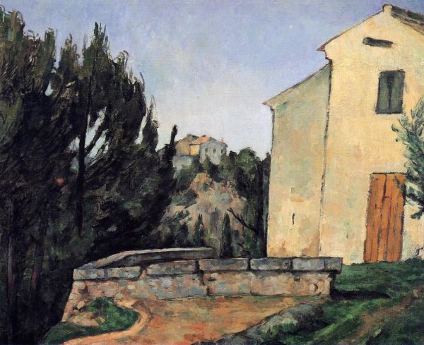 Main Product Photo of The Abandoned House Painting by Paul Cezanne