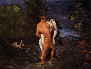 The Abduction by Paul Cezanne Oil Painting