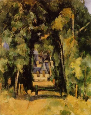 The Alley at Chantilly by Paul Cezanne Oil Painting