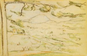 The Arc Valley Oil painting by Paul Cezanne