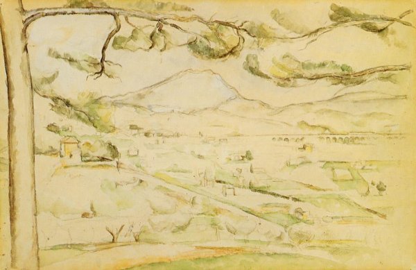 The Arc Valley by Paul Cezanne - Hand-Painted Oil Painting Reproduction