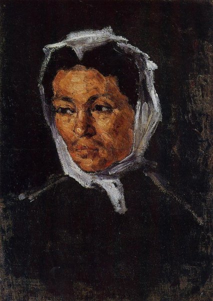 The Artist's Mother by Paul Cezanne - Hand-Painted Oil Painting Reproduction