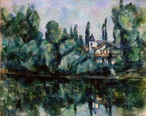 The Banks of the Marne by Paul Cezanne Oil Painting