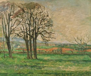 The Bare Trees at Jas de Bouffan by Paul Cezanne Oil Painting