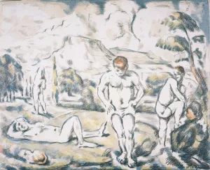 The Bathers by Paul Cezanne Oil Painting