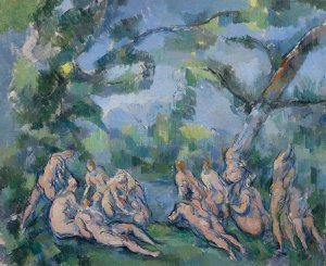 The Bathers by Paul Cezanne Oil Painting