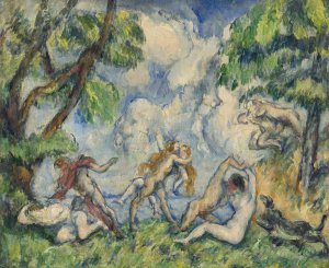 The Battle of Love by Paul Cezanne Oil Painting