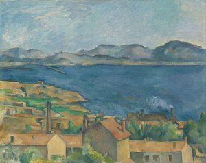 The Bay of Marseilles, Seen from L'Estaque by Paul Cezanne Oil Painting