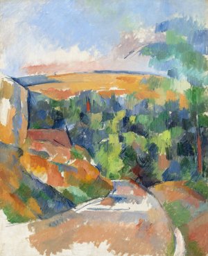 The Bend in the Road by Paul Cezanne Oil Painting