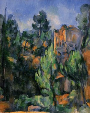 The Bibemus Quarry by Paul Cezanne Oil Painting