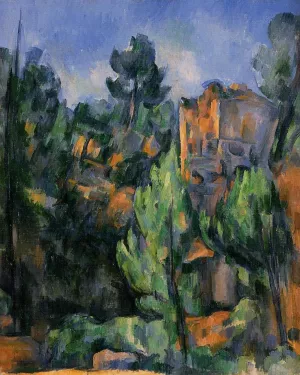 The Bibemus Quarry by Paul Cezanne Oil Painting