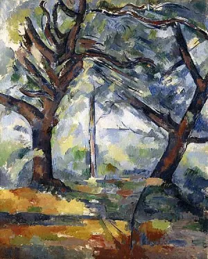 The Big Trees by Paul Cezanne - Oil Painting Reproduction