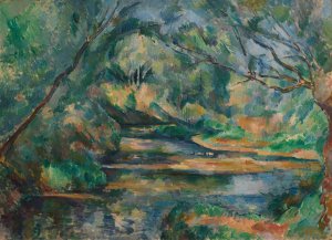The Brook by Paul Cezanne Oil Painting