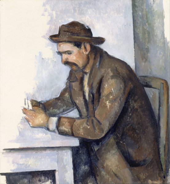 The Cardplayer  by Paul Cezanne - Hand-Painted Oil Painting Reproduction
