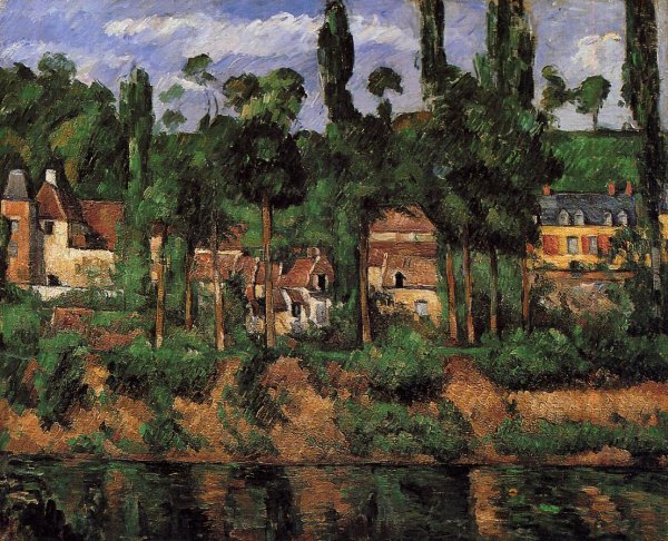Main Product Photo of The Chateau de Madan Painting by Paul Cezanne