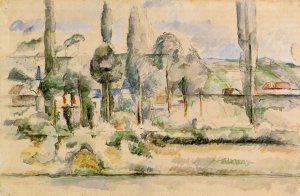 The Chateau de Medan by Paul Cezanne Oil Painting