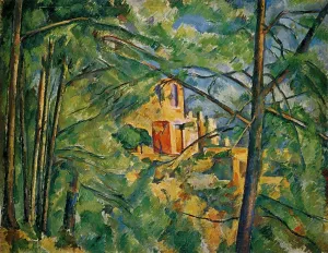 The Chateau Noir painting by Paul Cezanne
