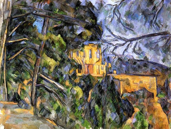 Main Product Photo of The Chateau Noir Painting by Paul Cezanne