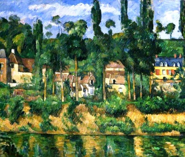 Main Product Photo of The Chateau of Medan Painting by Paul Cezanne