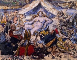 The Eternal Woman Study by Paul Cezanne Oil Painting
