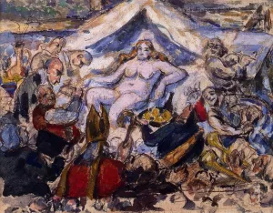 The Eternal Woman Study Oil painting by Paul Cezanne