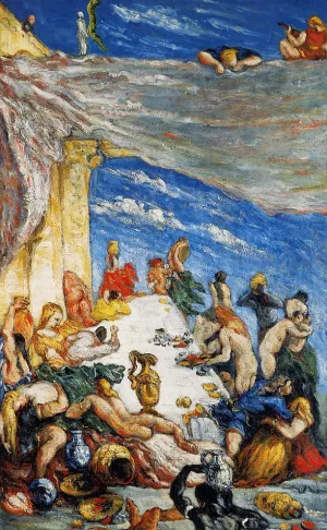 The Feast also known as The Banquet of Nebuchadnezzar by Paul Cezanne Oil Painting