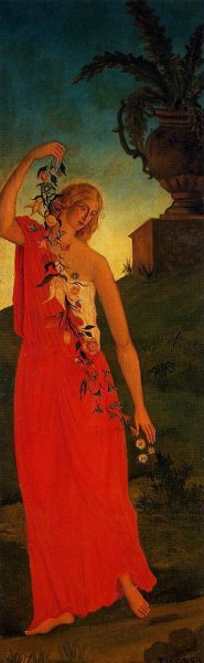 Main Product Photo of The Four Seasons, Spring Painting by Paul Cezanne