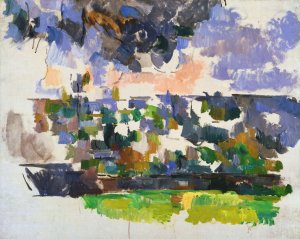 The Garden at Les Lauves by Paul Cezanne Oil Painting
