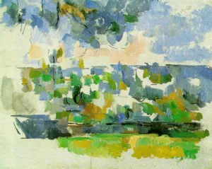 The Garden at Les Lauves by Paul Cezanne - Oil Painting Reproduction
