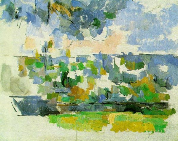 Main Product Photo of The Garden at Les Lauves Painting by Paul Cezanne
