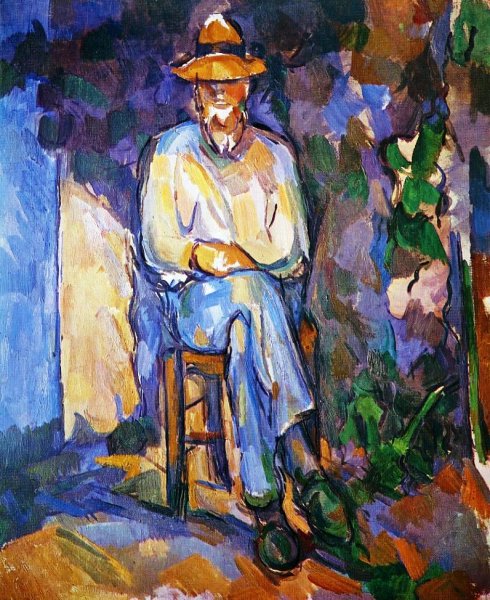 Main Product Photo of The Gardener Painting by Paul Cezanne