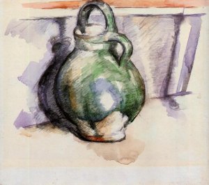The Green Pitcher by Paul Cezanne Oil Painting