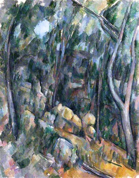 The Grounds of the Chateau Noir by Paul Cezanne - Hand-Painted Oil Painting Reproduction