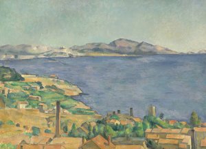 The Gulf of Marseilles Seen from L'Estaque by Paul Cezanne Oil Painting