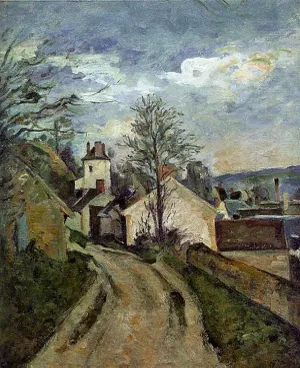 The House of Dr. Gached in Auvers painting by Paul Cezanne