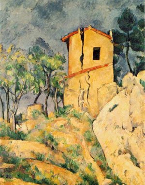 The House with Cracked Walls by Paul Cezanne Oil Painting