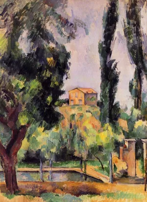 The Jas de Bouffan by Paul Cezanne Oil Painting