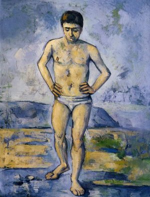 The Large Bather by Paul Cezanne Oil Painting