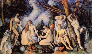 The Large Bathers 2 by Paul Cezanne Oil Painting