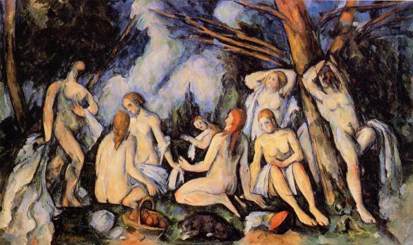The Large Bathers 2 by Paul Cezanne - Hand-Painted Oil Painting Reproduction