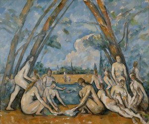 The Large Bathers by Paul Cezanne Oil Painting
