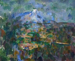 The Mont Sainte-Victoire Seen From Les Lauves by Paul Cezanne Oil Painting