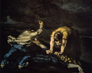 The Murder Oil painting by Paul Cezanne