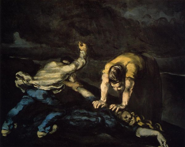 Main Product Photo of The Murder Painting by Paul Cezanne