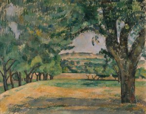 The Neighborhood of Jas de Bouffan by Paul Cezanne Oil Painting