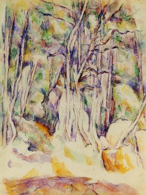 The Park of the Chateau Noir with Well by Paul Cezanne Oil Painting
