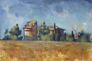 The Pigeon House Of Bellevue by Paul Cezanne Oil Painting