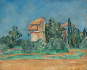 The Pigeon Tower at Bellevue by Paul Cezanne Oil Painting