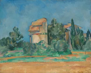 The Pigeon Tower at Bellevue by Paul Cezanne Oil Painting